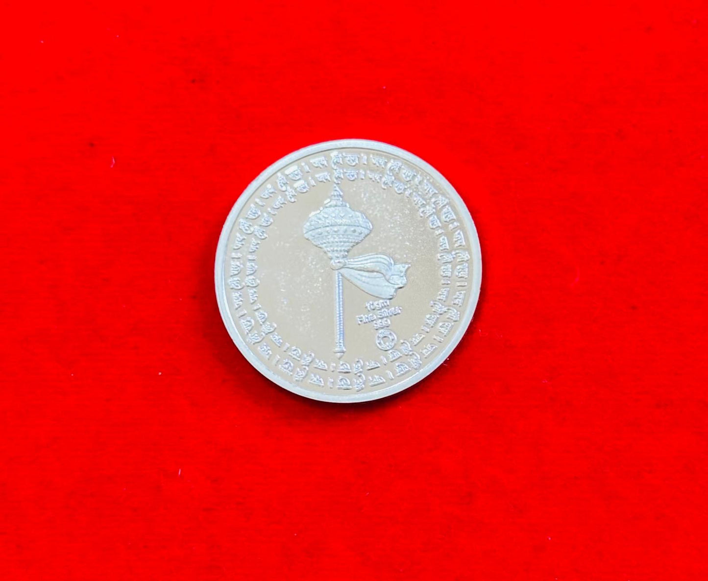 Hanuman Silver 999 Coin - Spiritual Gift, Indian Art Collectible