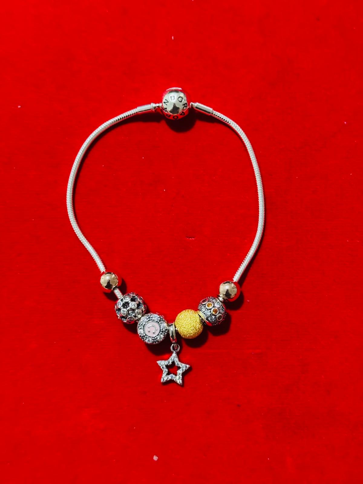Pandora star snake chain Bracelet (4)