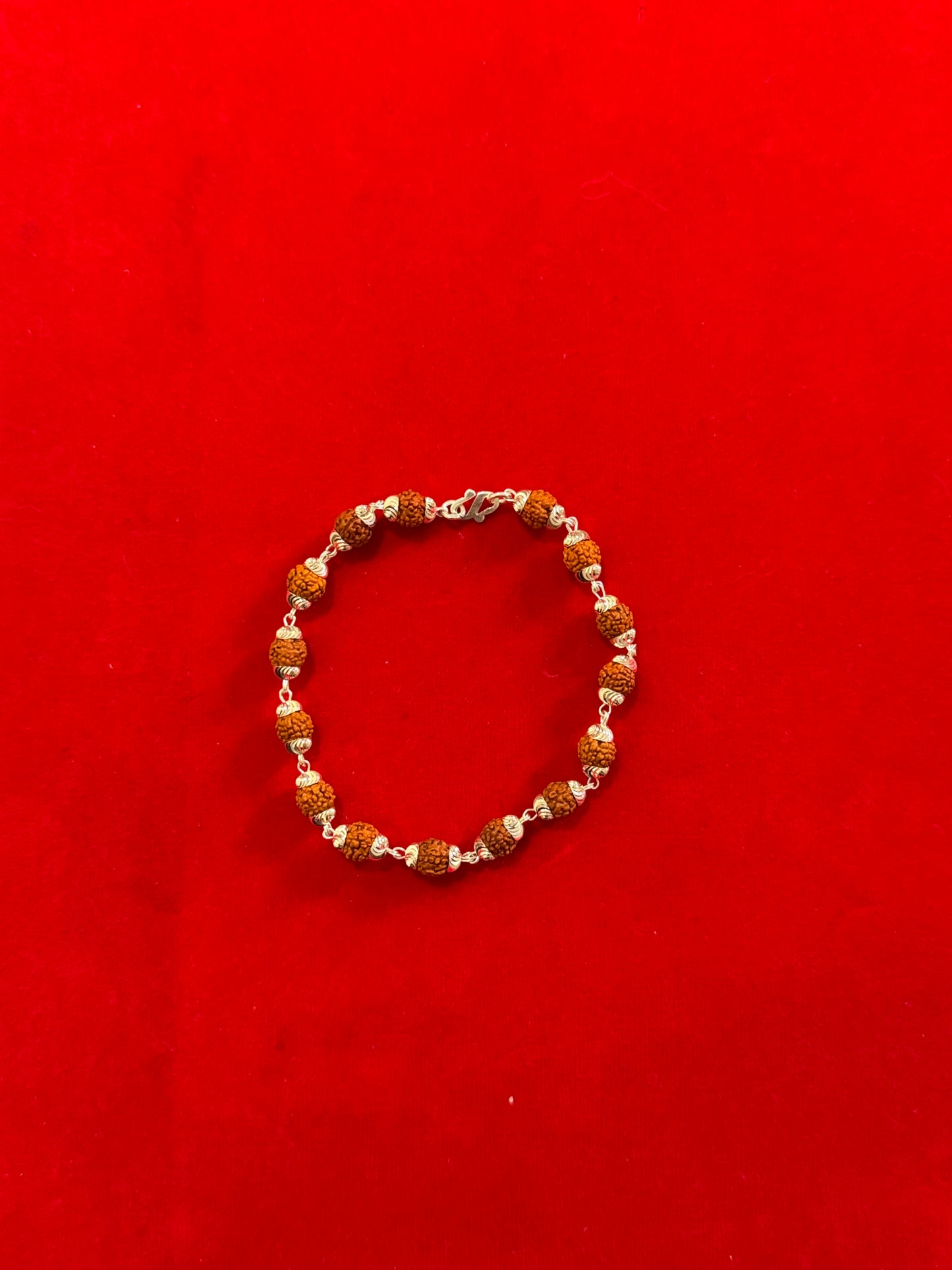 Rudraksh sliver bracelet