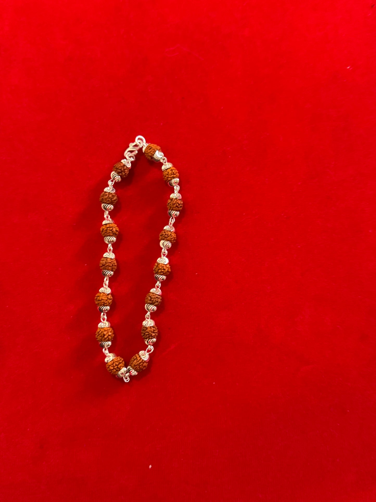 Rudraksh sliver bracelet