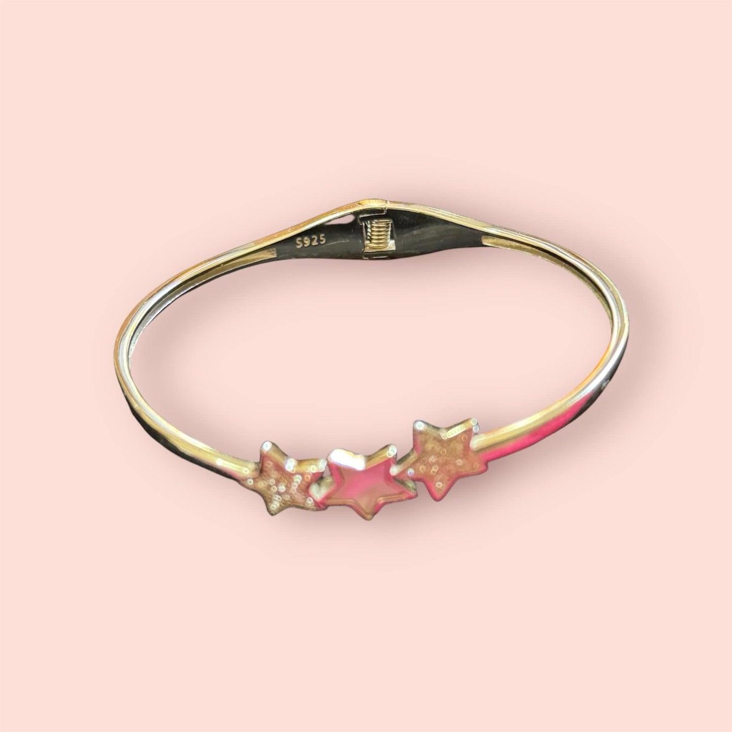 Silver Ladies Bangle 25