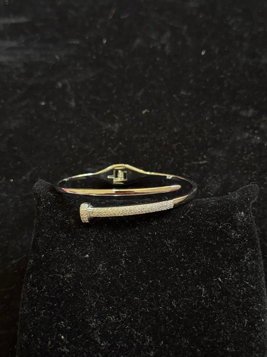 Silver Ladies Bangle 23